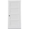 Trimlite Primed 4Panel Equal Panel Interior Shaker 20 Min Fire Rated 49/16" RH Prehung 3068134PRI844420MRH15M4916 - alternate 1